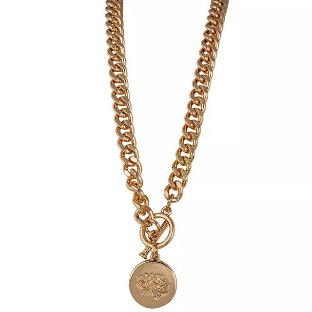 South Carolina Gamecocks Ramsey Gold Necklace, Womens Product Image