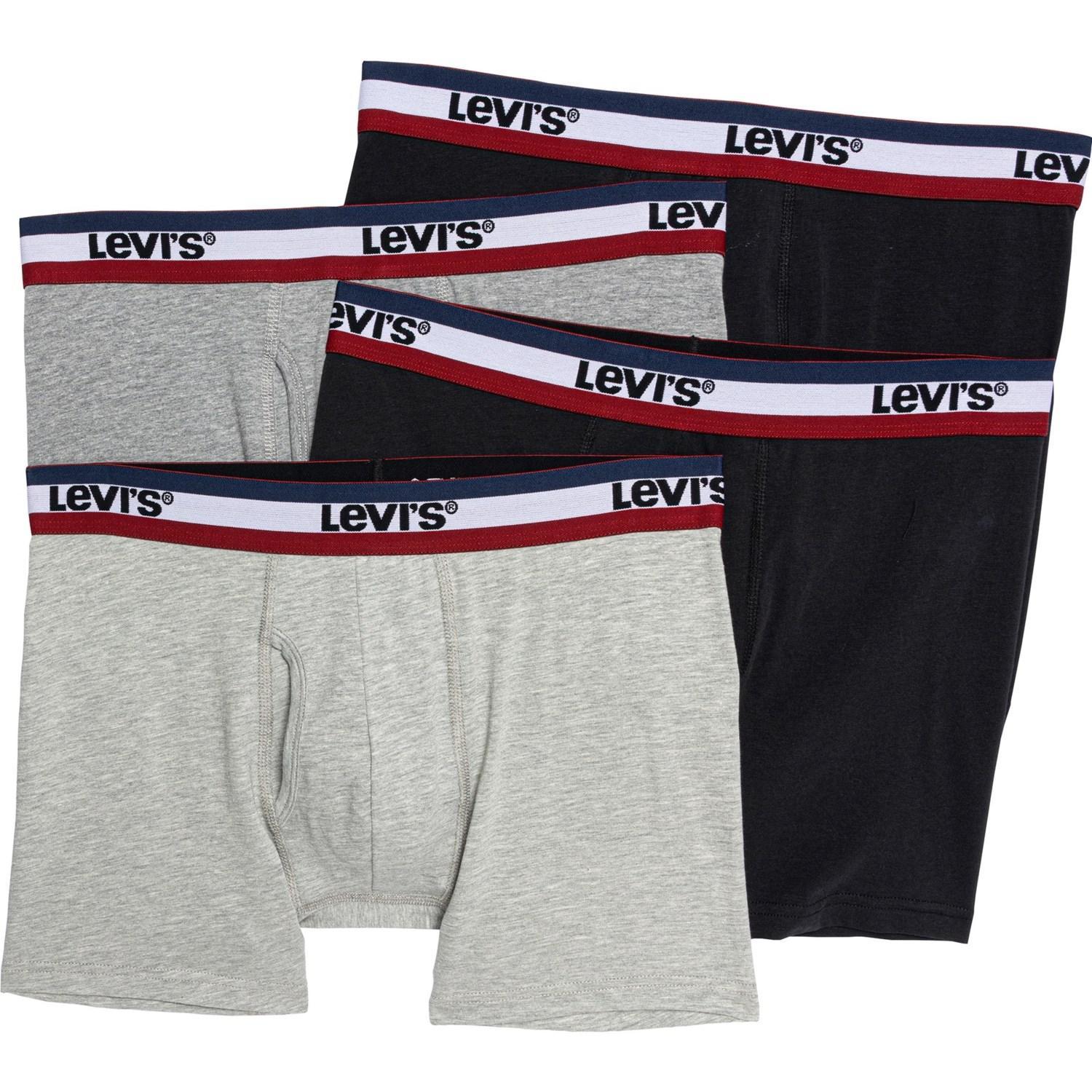 Levi's Cotton Stretch Boxer Briefs - 4-Pack Product Image