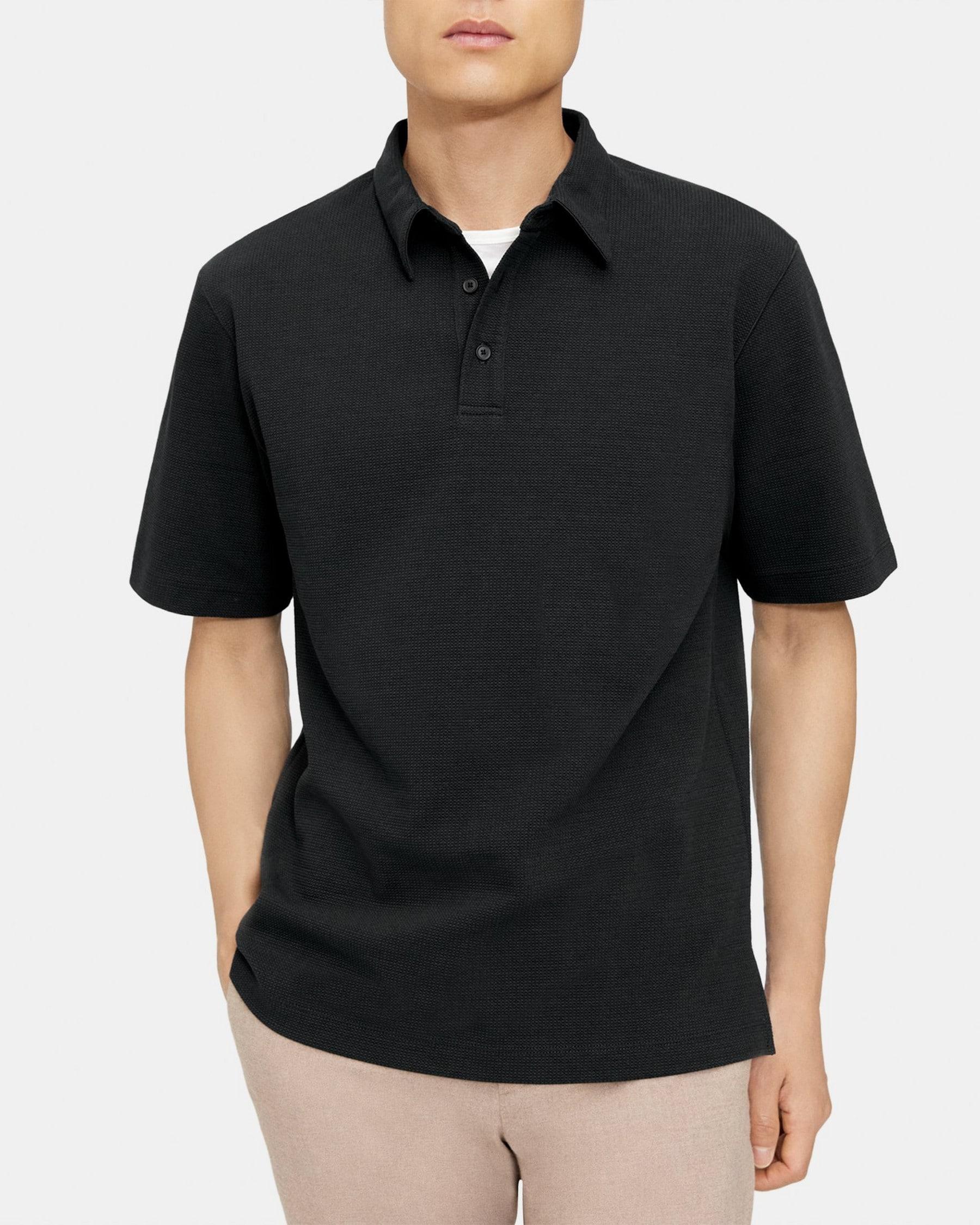 Ryder Short-Sleeve Polo in Waffle Knit Product Image