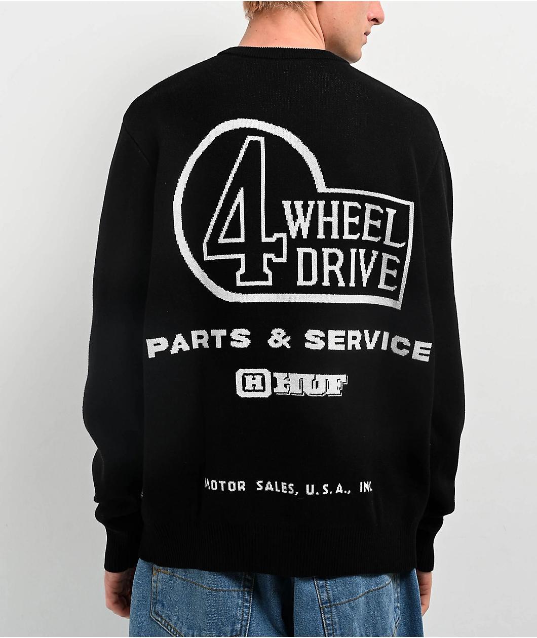 HUF x Land Cruiser Parts & Service Black Sweater Product Image