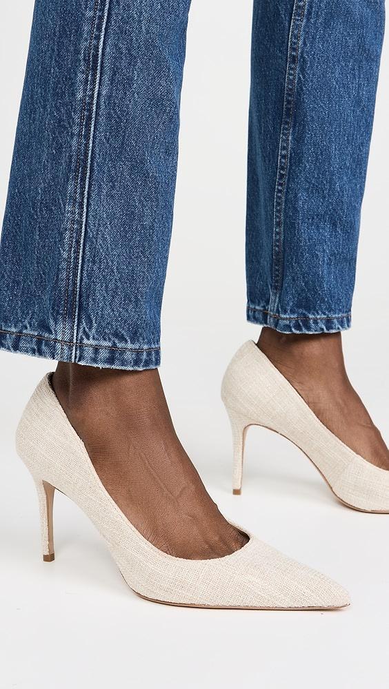 Schutz Lou Linen Tweed Pumps | Shopbop Product Image