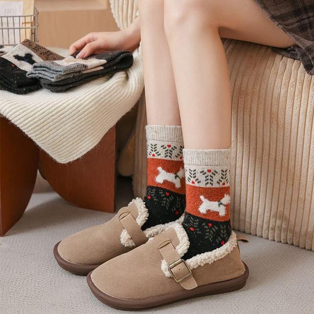 Dog Print Socks Product Image