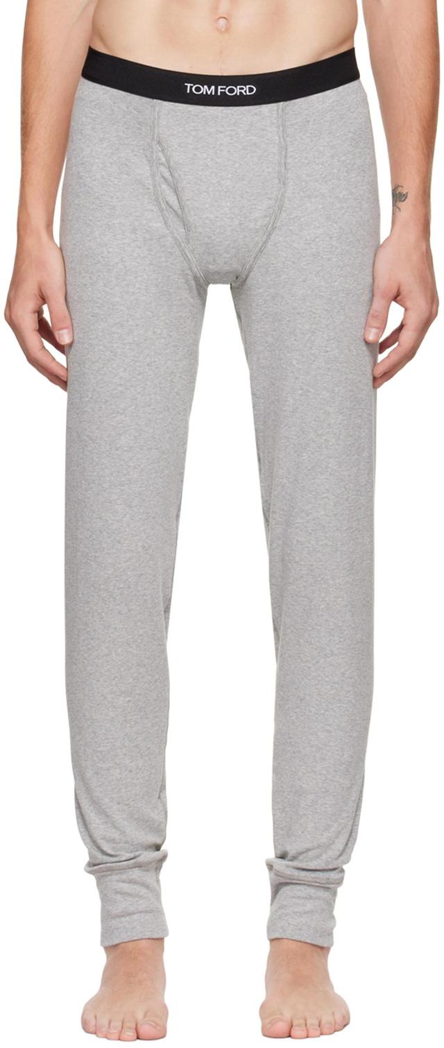 Gray Long Johns Lounge Pants In Grey Product Image