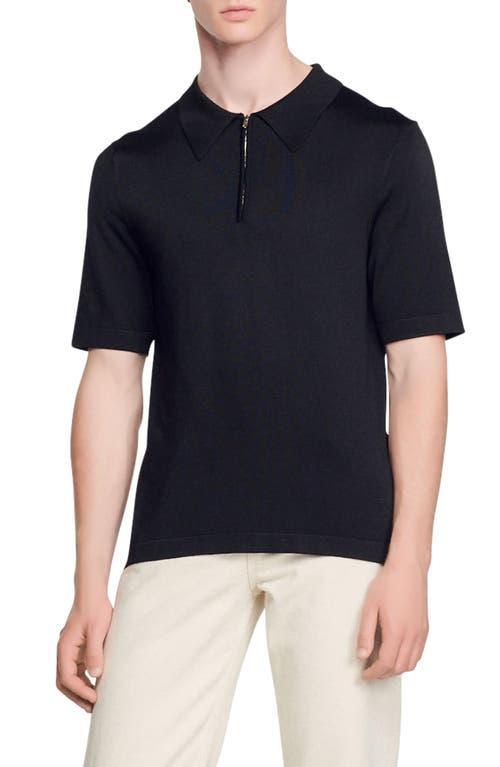 sandro Pablo Zip Polo Product Image