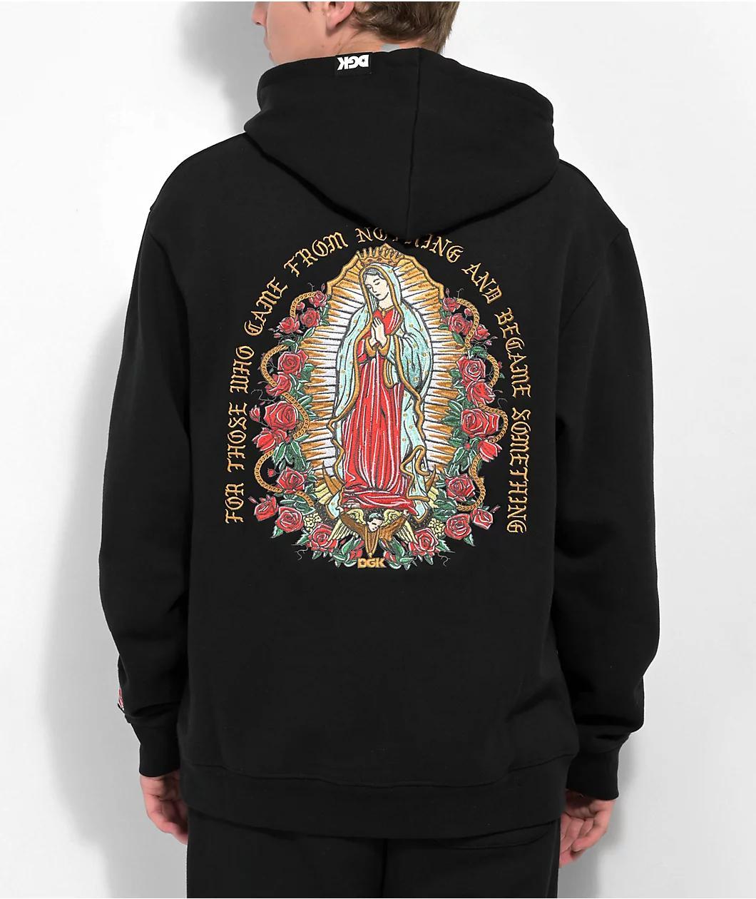 DGK Guadalupe Embroidered Black Hoodie Product Image