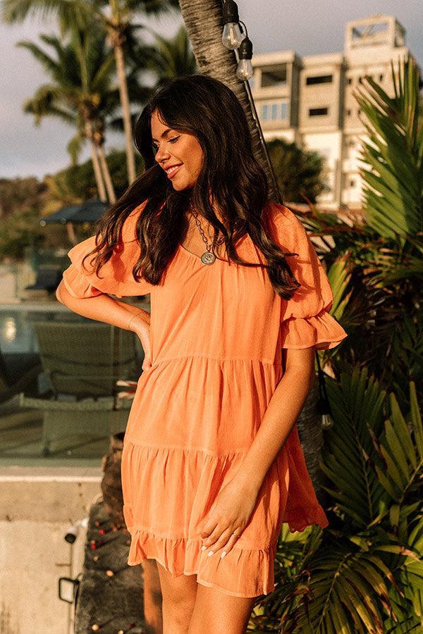 Light Of My Life Shift Dress In Orange Product Image