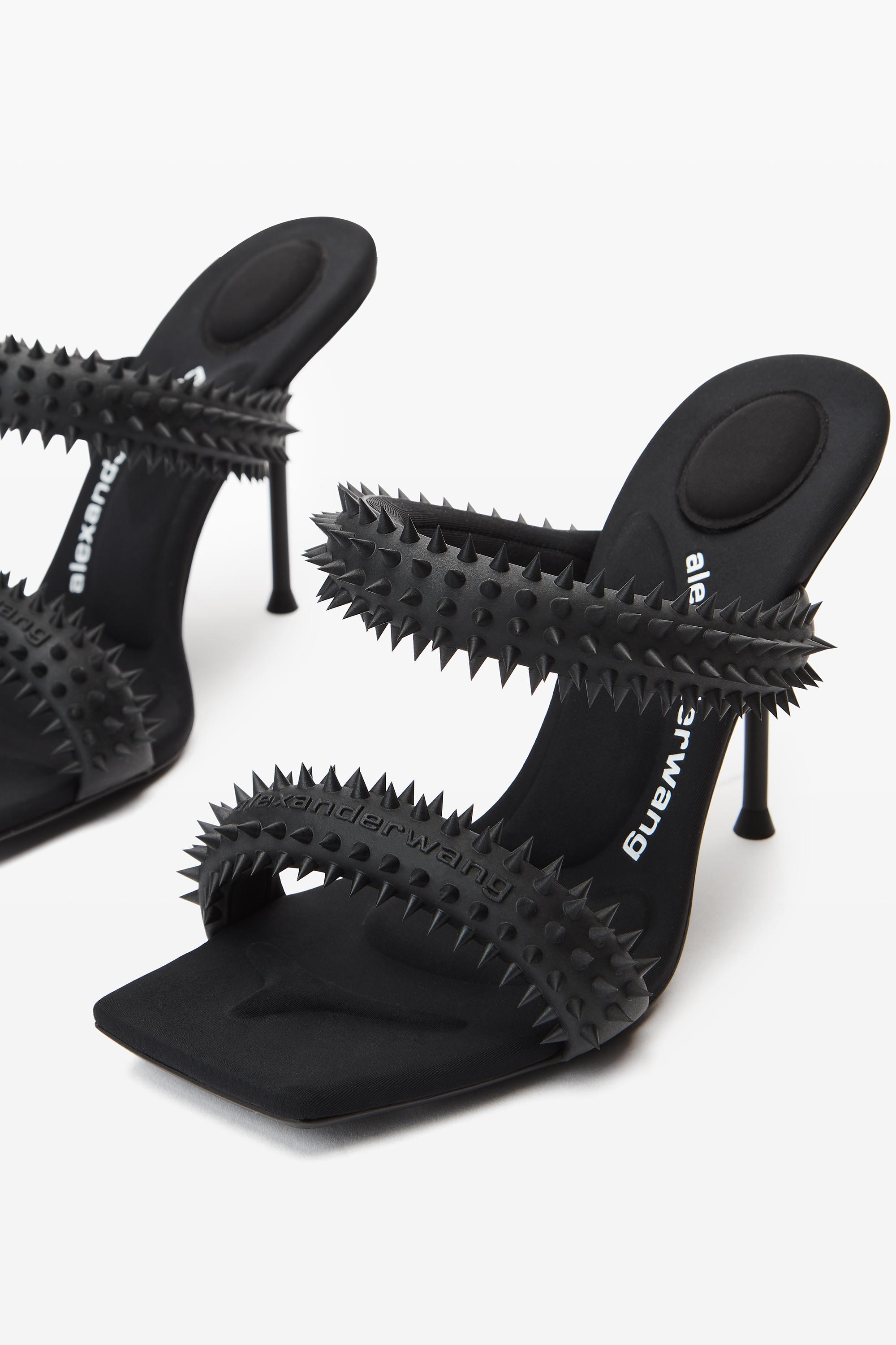 Julie 105mm Sandal In Rubberized Spikes Product Image