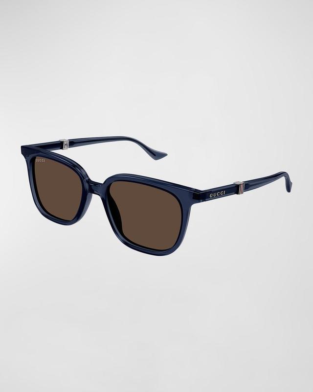 Mens Acetate Rectangle Sunglasses Product Image