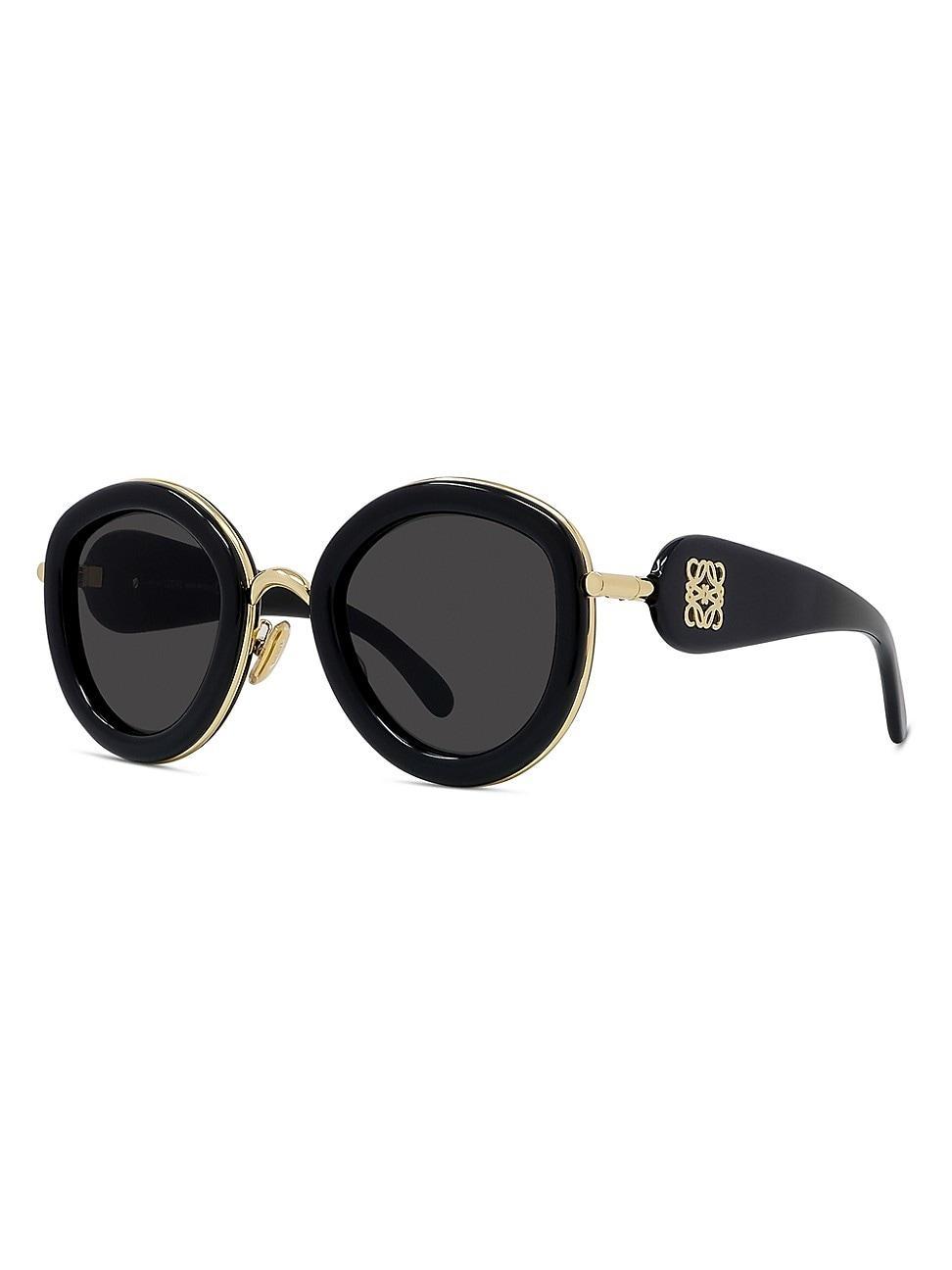 Mens Anagram Acetate Round Sunglasses Product Image