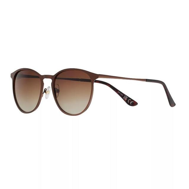 Womens Sonoma Goods For Life Metal Keyhole Round Sunglasses Product Image