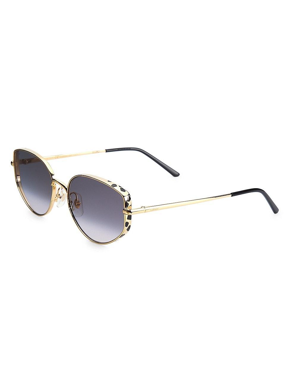 Womens Panthre De Cartier 58MM Cat-Eye Sunglasses Product Image