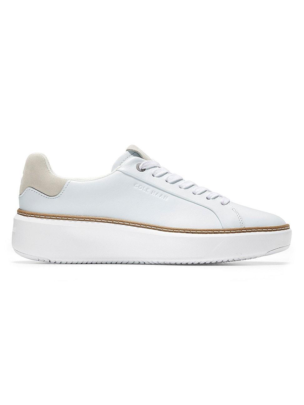 Womens Grandpro Topspin Leather Low-Top Sneakers Product Image