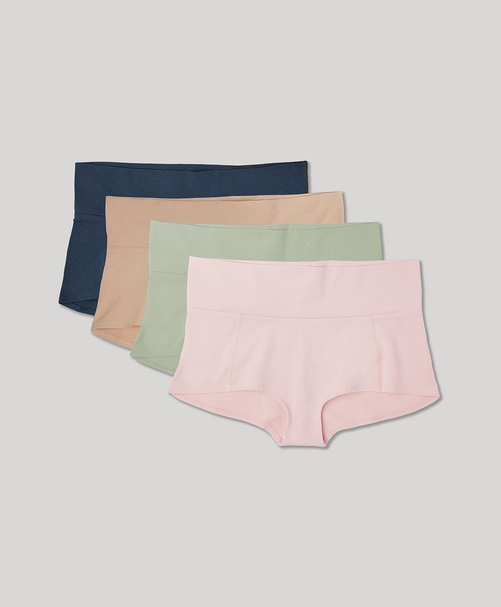 Womens Maternity Foldover Brief 4-Pack XL Product Image