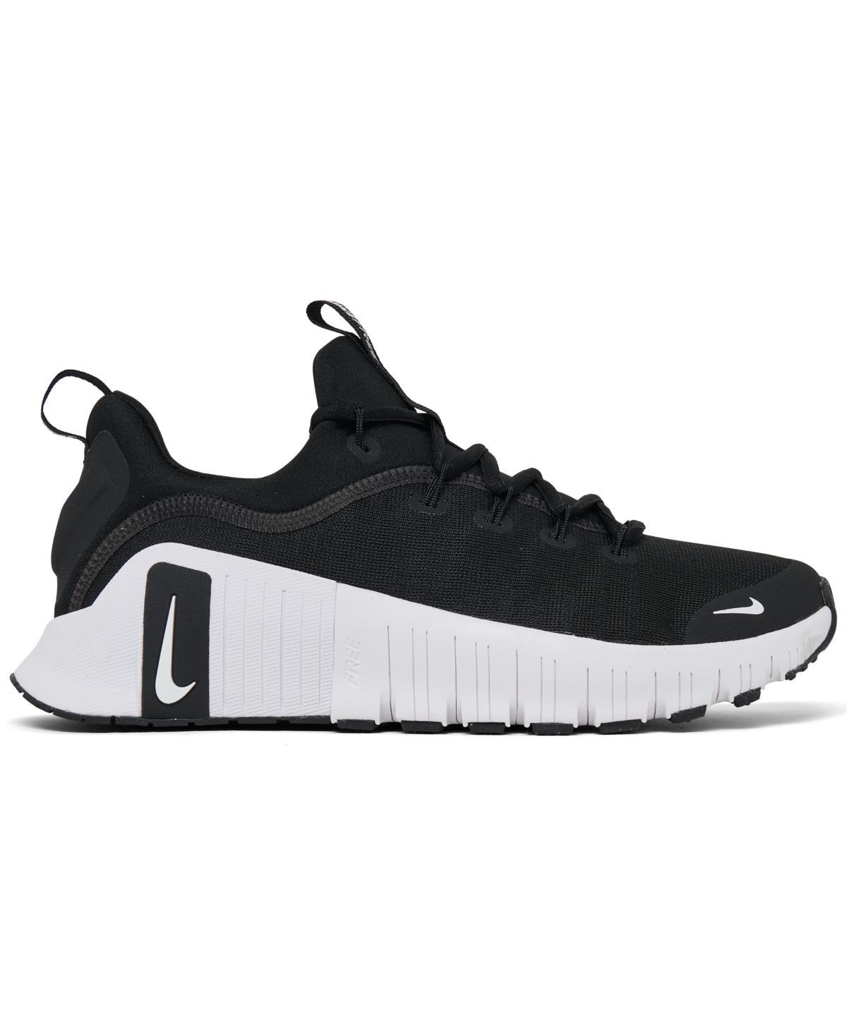 NIKE Women's Free Metcon 6 Training Sneakers From Finish Line In White/black Product Image