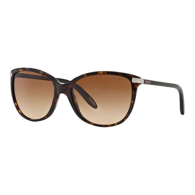 Womens Ralph by Ralph Lauren 56mm RA5160 Gradient Cat Eye Sunglasses, Dark Green Product Image