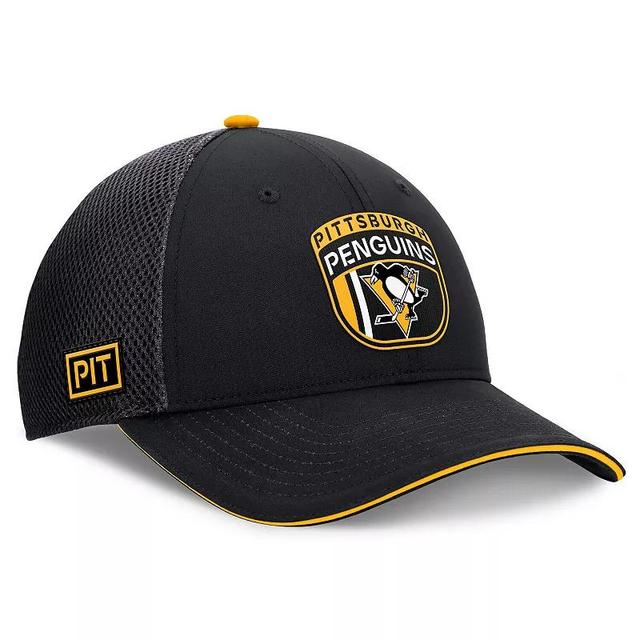 Mens Fanatics Pittsburgh Penguins 2024 NHL Draft On Stage Trucker Adjustable Hat Product Image