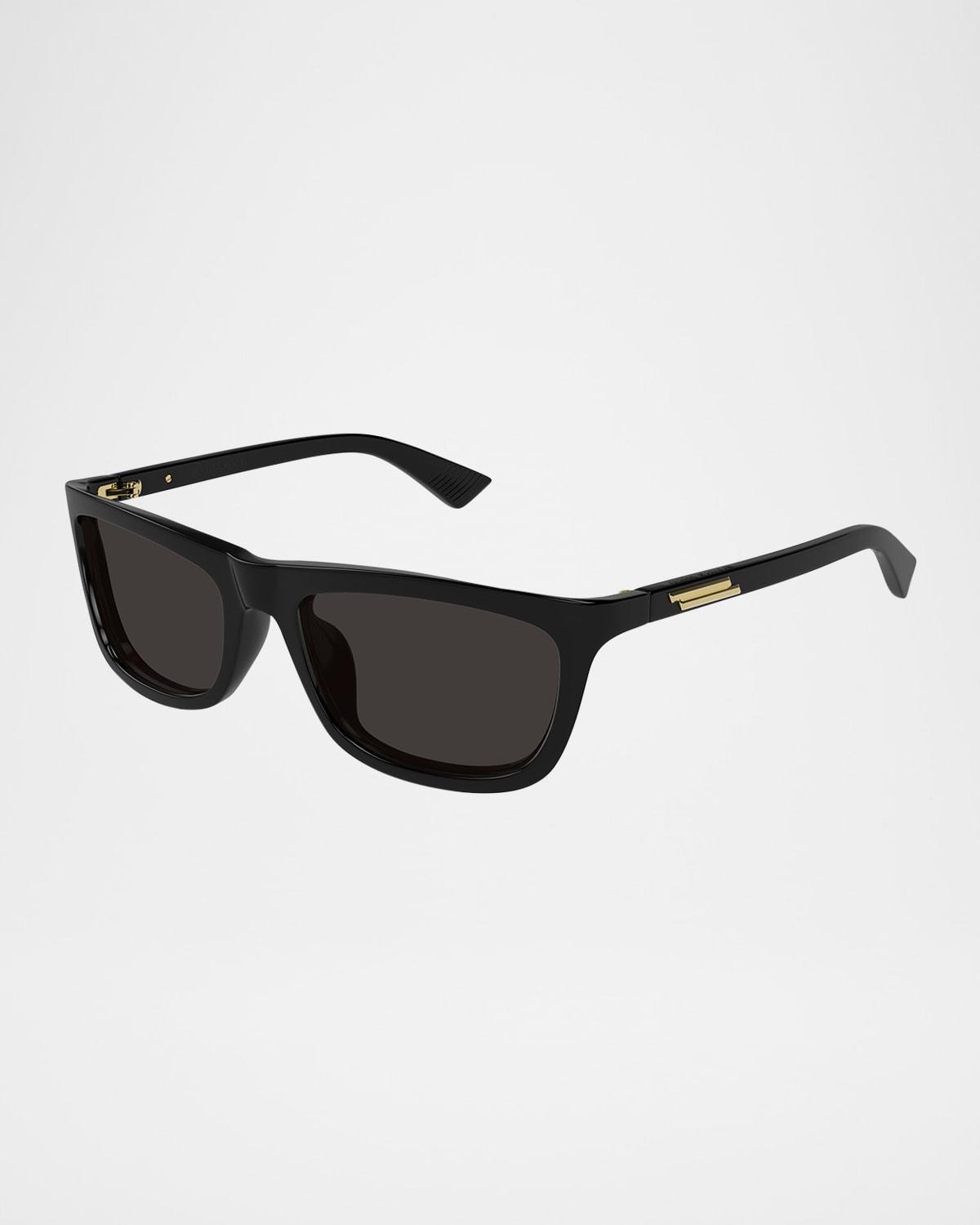 Mens BV1328SM Acetate Rectangle Sunglasses Product Image