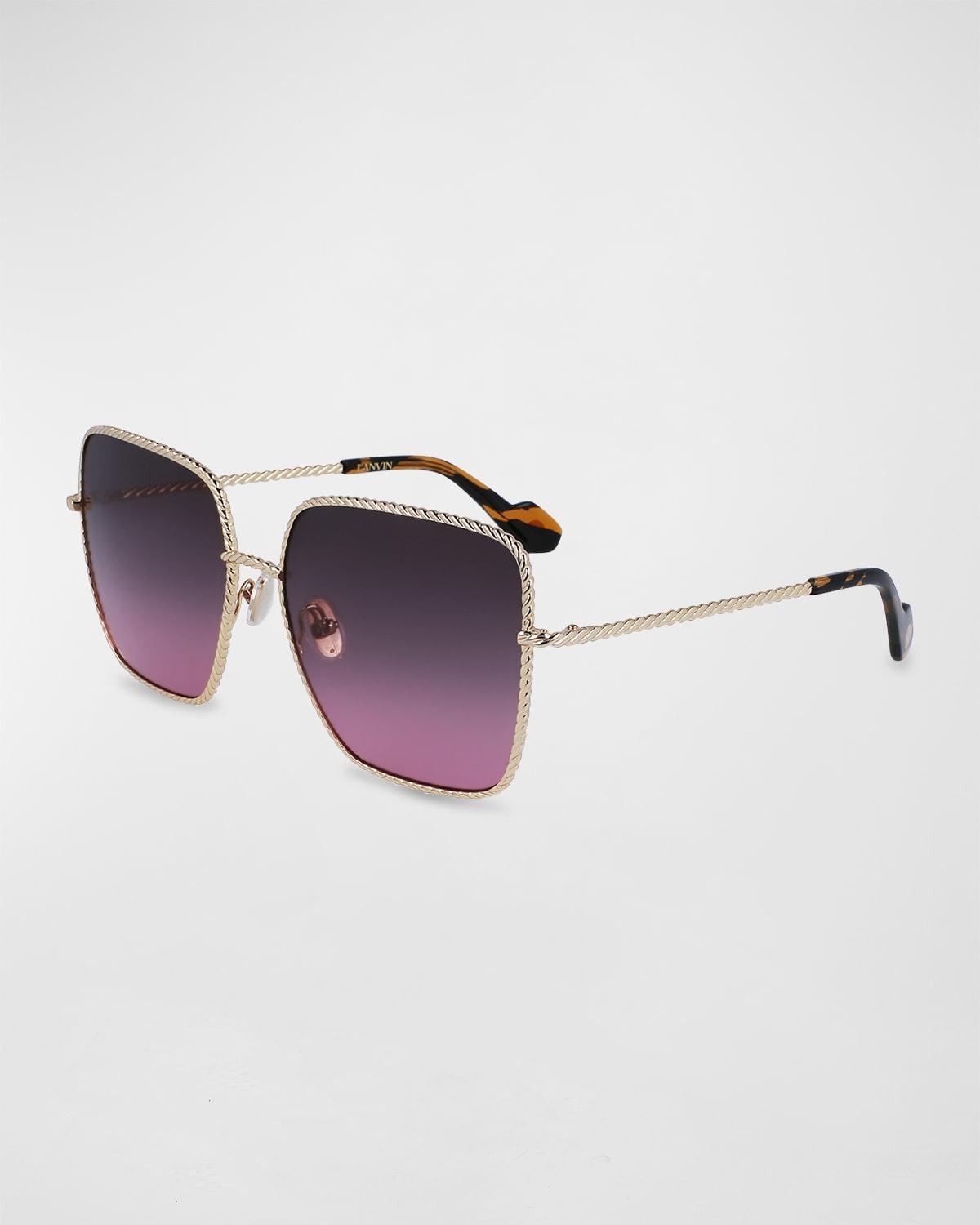 Lanvin Babe 59mm Gradient Square Sunglasses Product Image