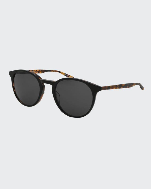 Mens Princeton Dark Round Sunglasses Product Image