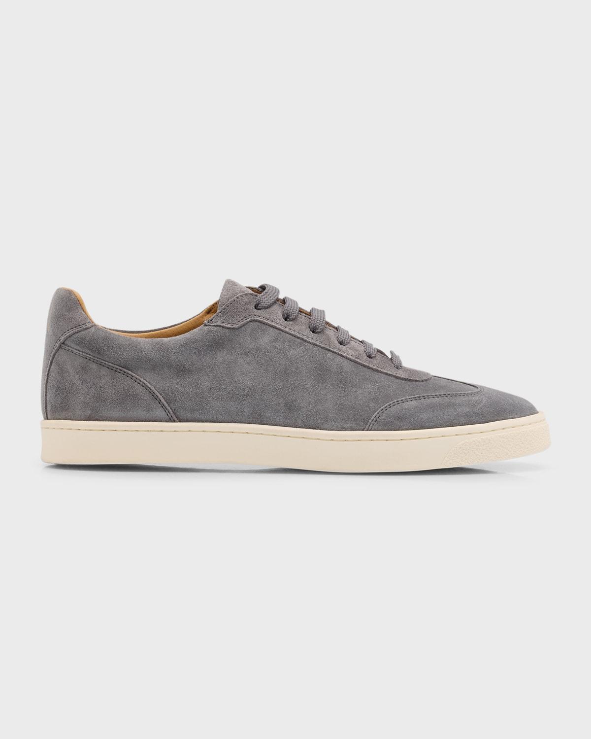 Mens Suede T-Toe Low-Top Sneakers Product Image