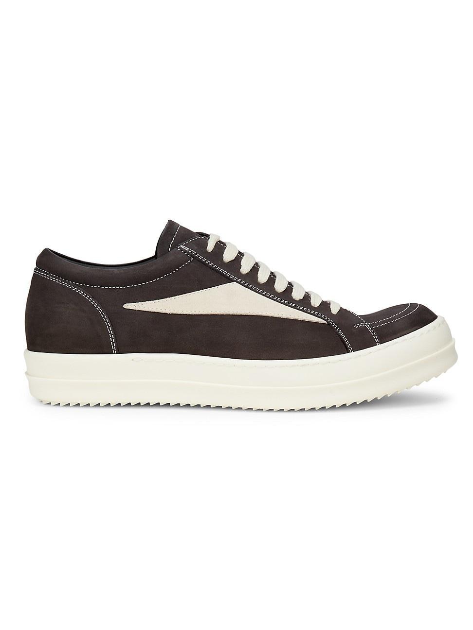 Mens Vintage Low-Top Nubuck Suede Sneakers Product Image