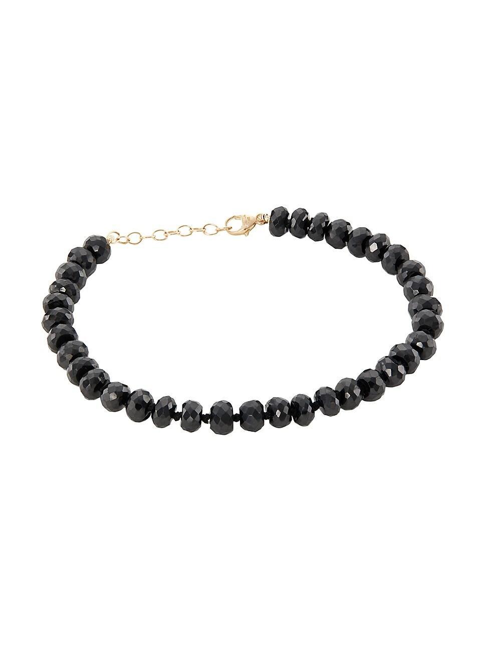 Womens Oracle Faceted Black Spinel Bracelet Product Image