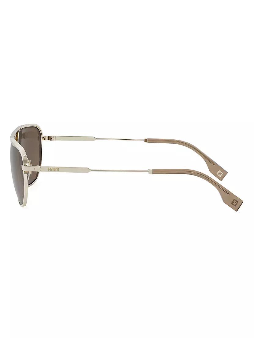 Fendi Travel 61MM Rectangular Sunglasses Product Image