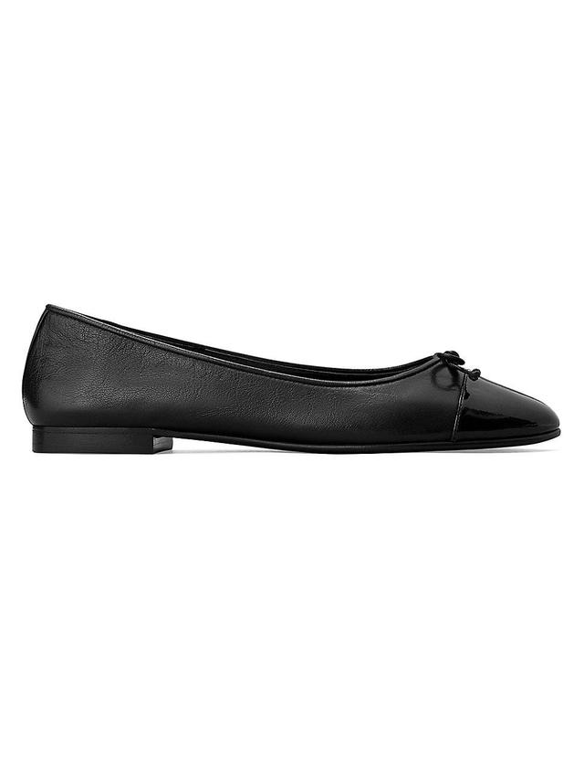 Tory Burch Cap-Toe Ballet (Perfect /Perfect ) Women's Shoes Product Image