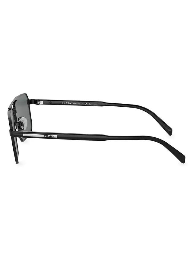 61MM Rectangular Sunglasses Product Image