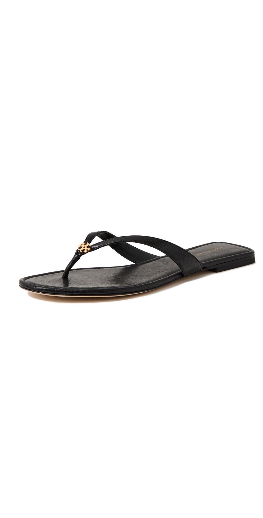 Tory Burch Capri Leather Flip-Flop (Perfect ) Women's Shoes Product Image