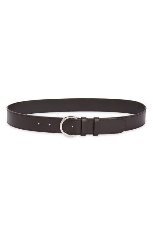 The Row Half Moon Belt Black. (also in L, M, XS). Product Image