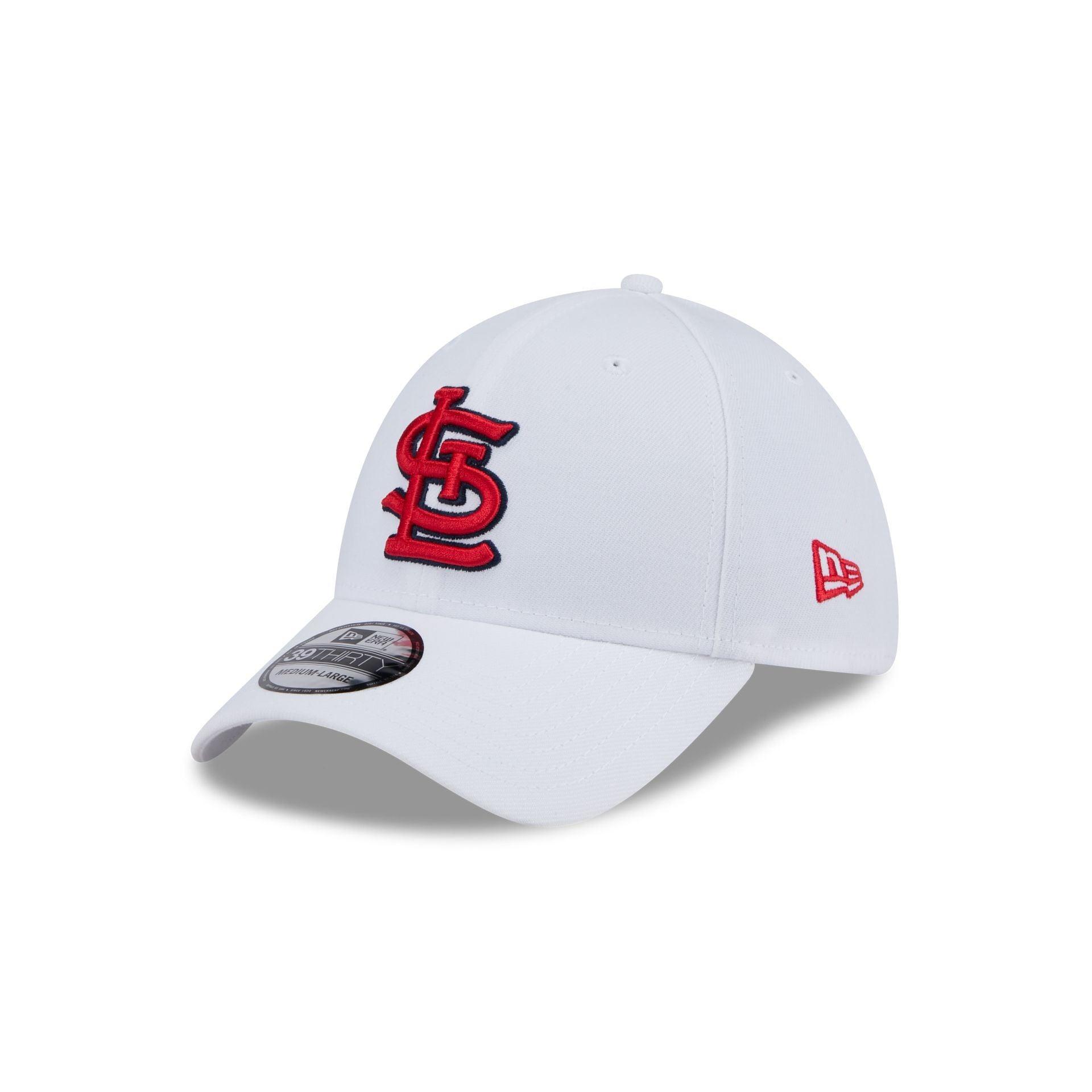 St. Louis Cardinals Optic White 39THIRTY Stretch Fit Hat Male Product Image