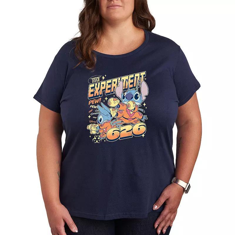 Disneys Lilo & Stitch Plus Experiment 626 Graphic Tee, Womens Product Image