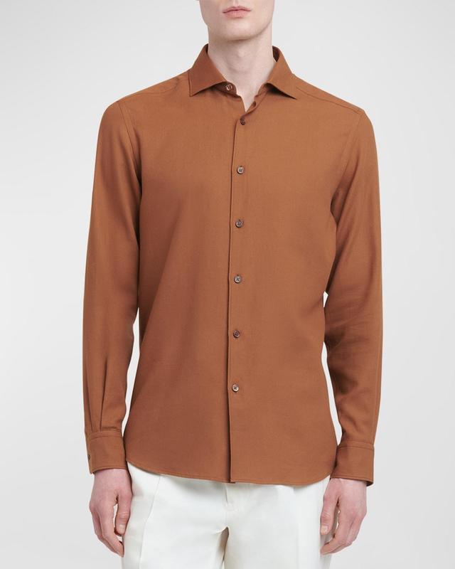 Zegna Cashco Regular Fit Button Down Shirt Product Image