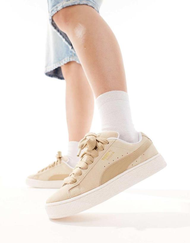 PUMA Suede XL sneakers in beige Product Image