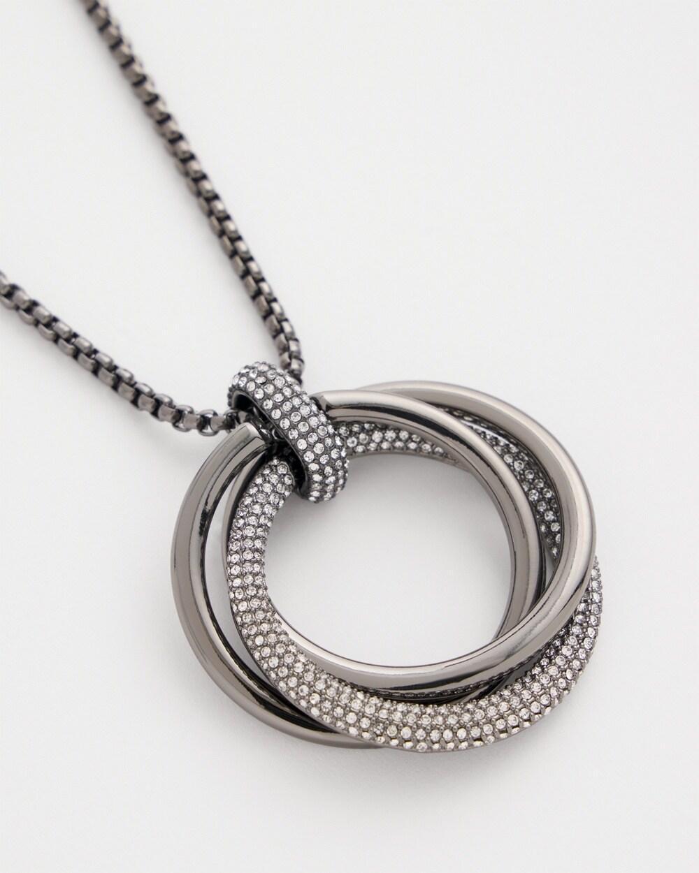 Adjustable Pavu00E9 Pendant Necklace Product Image