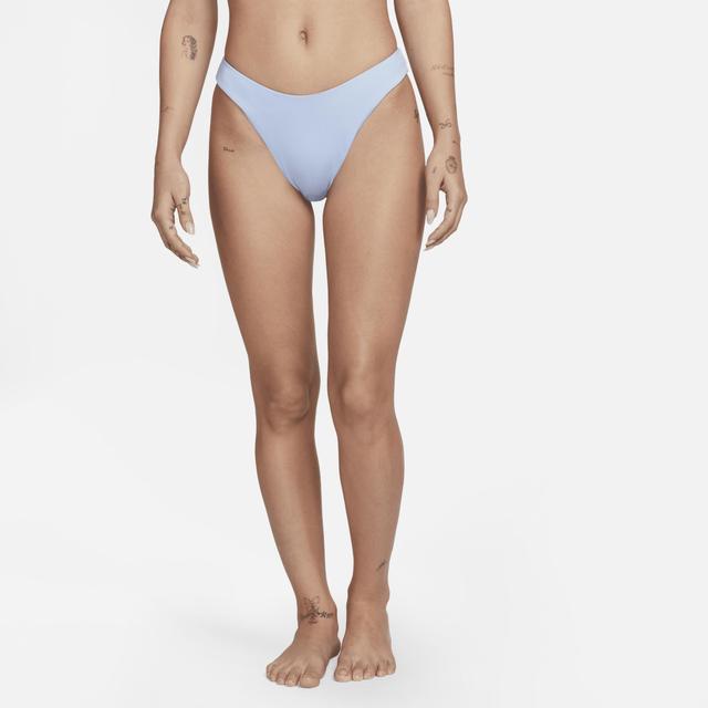 Nike Women's Essential Sling Bikini Swim Bottom in Blue, Size: 2XL | NESSC230-451 Product Image