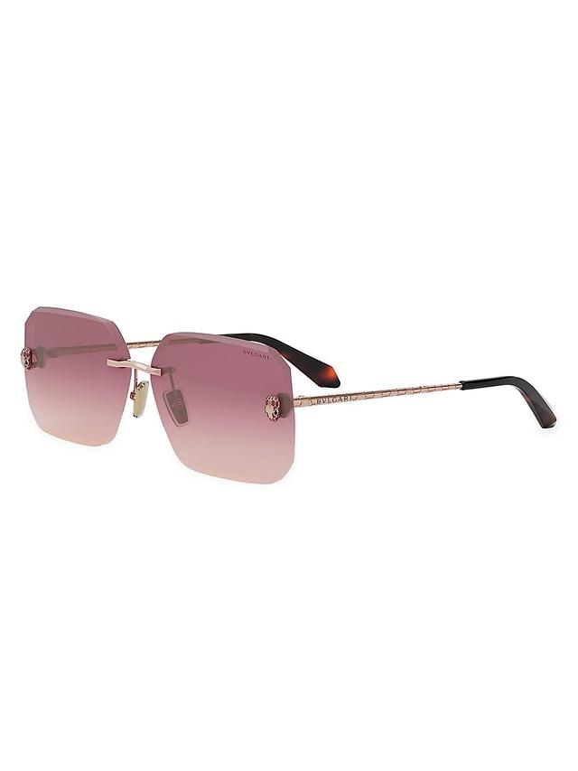 Womens Serpenti 62MM Rectangular Sunglasses Product Image