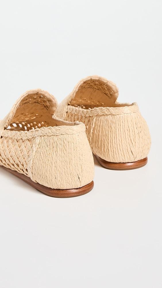 Vince Davis Raffia Flats | Shopbop Product Image