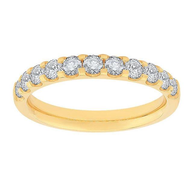 Diamond Medley 14k Gold 3/4 Carat T.W. Lab-Grown Diamond Ring, Womens White Product Image