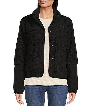 The North Face Cragmont Fleece Jacket (Gardenia /Gravel) Women's Clothing Product Image