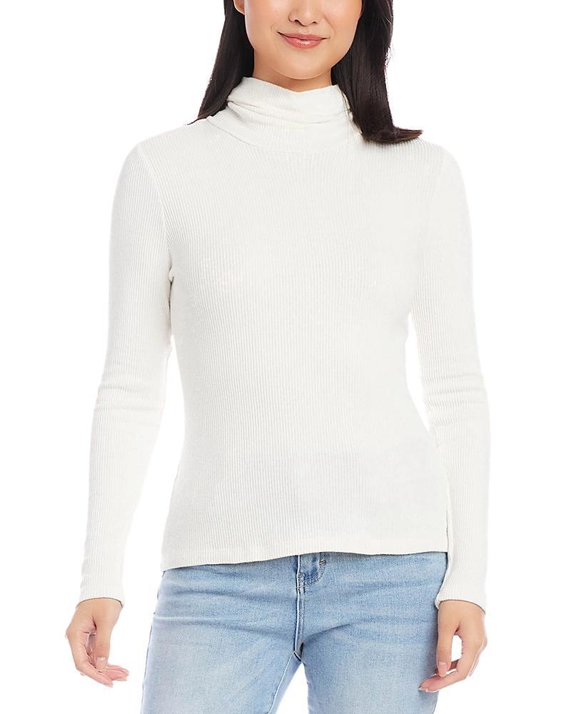 Karen Kane Ribbed Knit Turtleneck Top Product Image