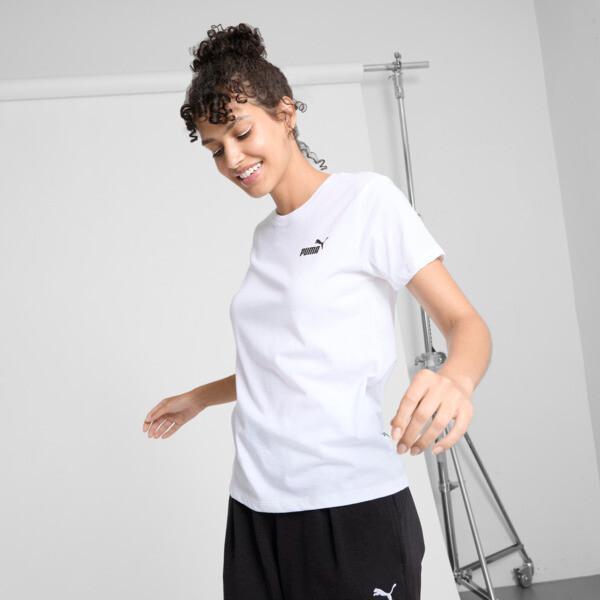 PUMA ESSENTIALS Small Logo Women's T-Shirt Product Image