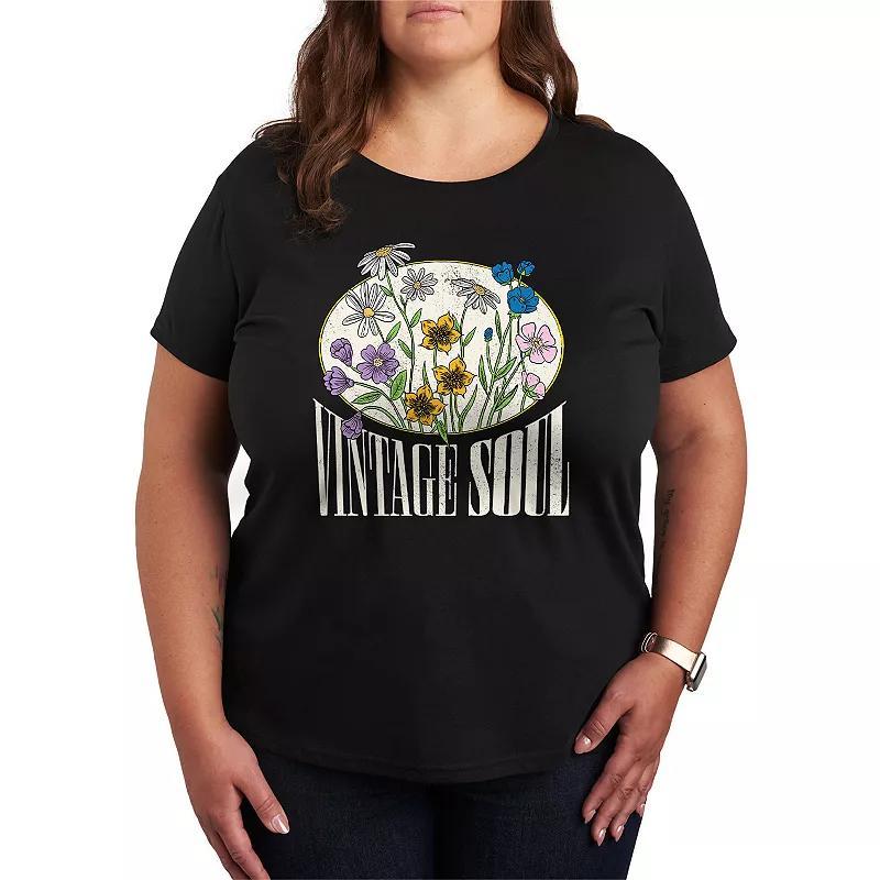 Plus Size Vintage Soul Graphic Tee, Womens Product Image