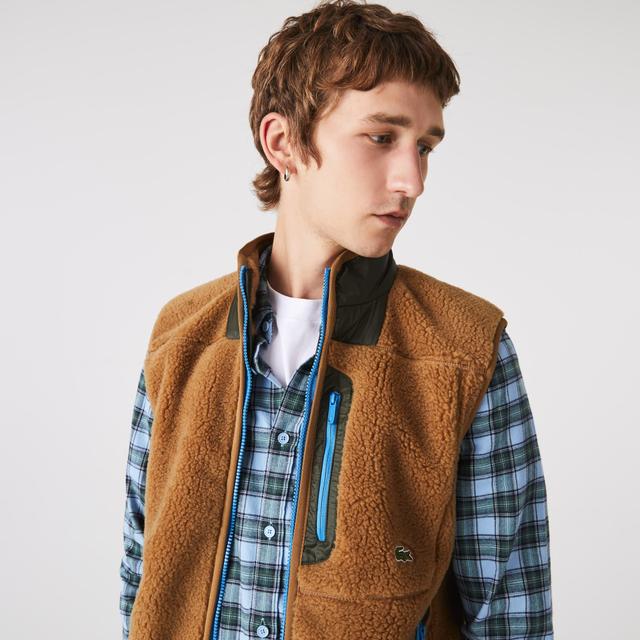 Men's Sherpa Fleece Vest Product Image