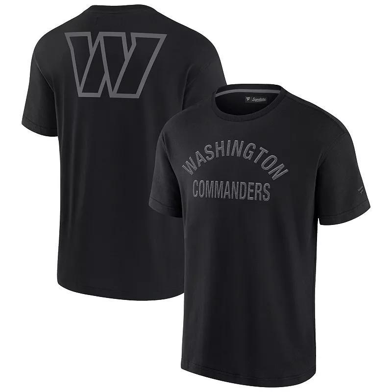 Unisex Fanatics Signature Black Washington Commanders Elements Super Soft Short Sleeve T-Shirt, Adult Unisex Product Image