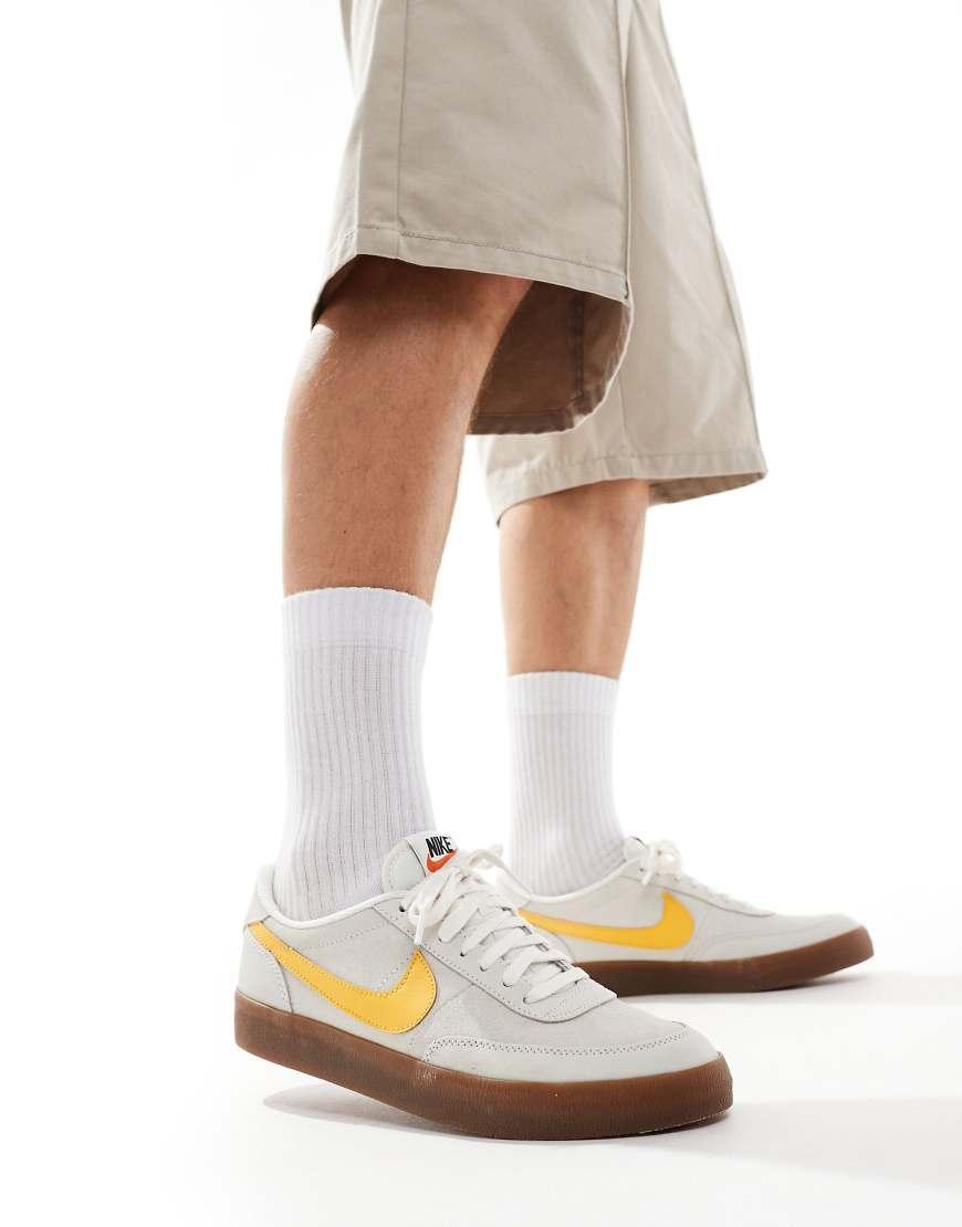 NIKE Killshot 2 Suede Sneakers In White And Yellow product image