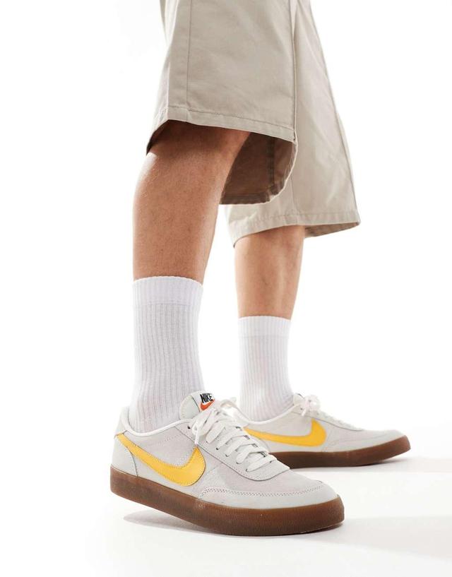 Nike Killshot 2 suede sneakers in white and yellow Product Image