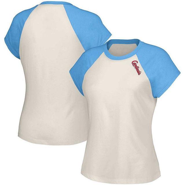 Womens Lusso Style St. Louis Cardinals Nikki Raglan T-Shirt Product Image