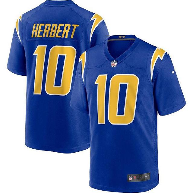 Mens Nike Justin Herbert Royal Los Angeles Chargers 2nd Alternate Game Jersey Product Image